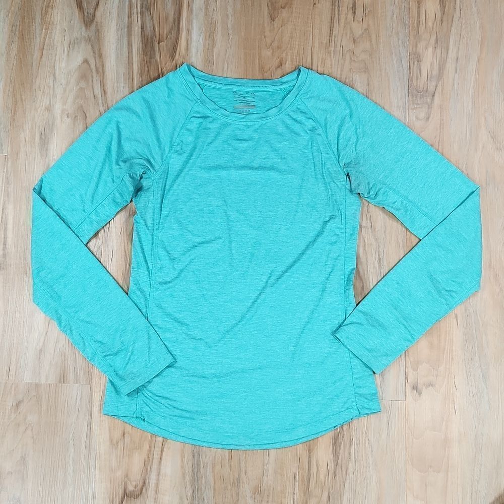 🔹️Reva Turquoise Athletic Long Sleeve Top Medium